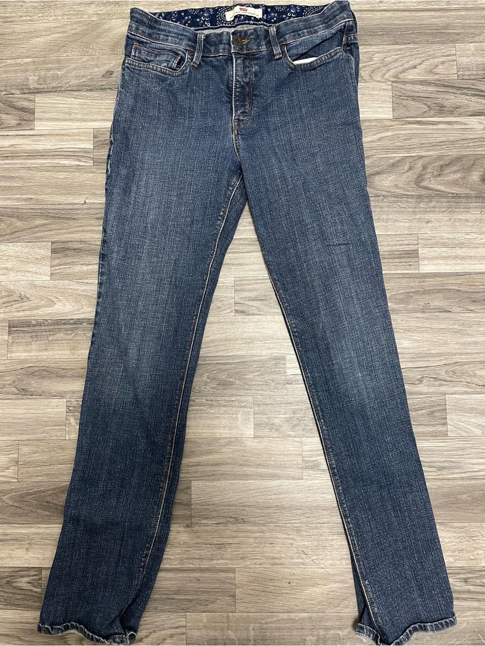 Levi's Women's Blue Straight Leg Jeans